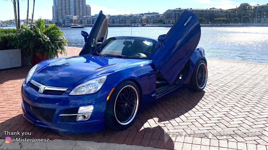 Compatible With Saturn Sky 2007-2010 2DR Bolt on Lambo Doors Vertical Doors Inc
