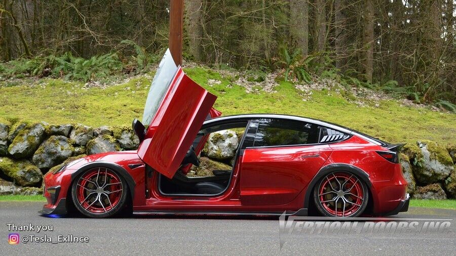 Compatible With Tesla Model 3 2017-2023 Bolt on Lambo Doors Vertical Doors Inc