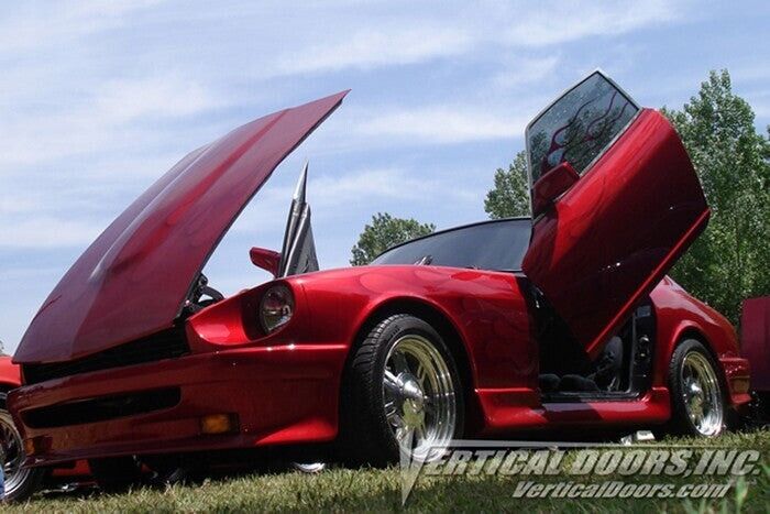Compatible With Nissan 260Z 1974-1974 Bolt on Lambo Doors Vertical Doors Inc Kit