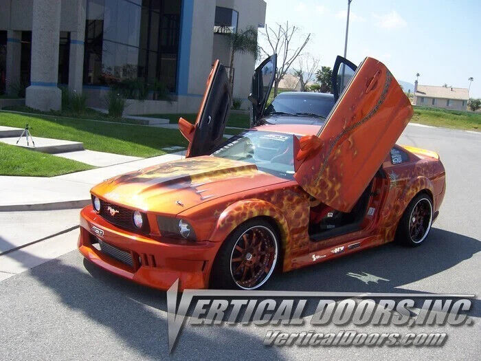 Compatible With Ford Mustang 2005-2010 Bolt on Lambo Doors Vertical Doors Inc