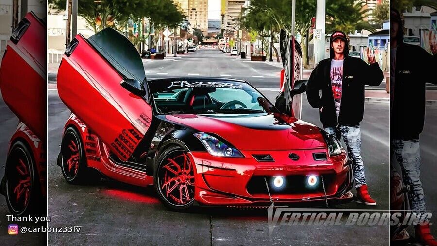 Compatible With Nissan 350Z 2003-2009 Bolt on Lambo Doors Vertical Doors Inc