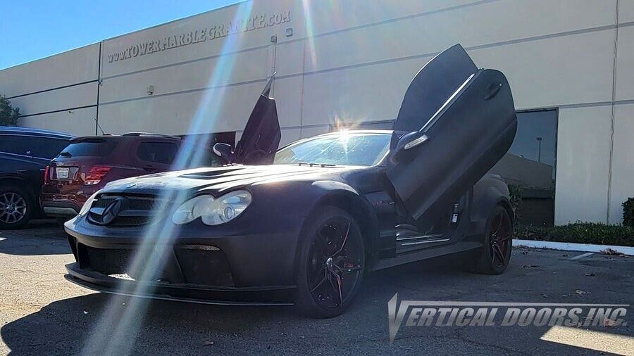 Compatible With Mercedes SL 2003-2010 Bolt on Lambo Doors Vertical Doors Inc