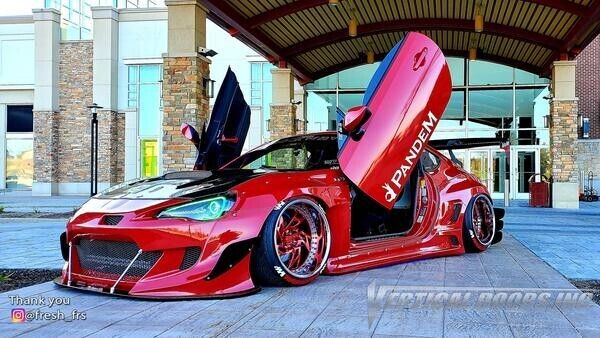 Compatible With Scion FRS 2012-2021 2DR Bolt on Lambo Doors Vertical Doors Inc