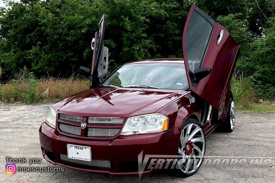 Compatible With Dodge Avenger 2007-2010 Bolt on Lambo Doors Vertical Doors Inc Kit