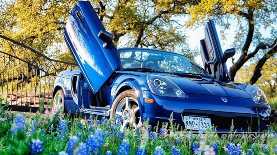 Compatible With Toyota MR2/MRS 1999-2007 2DR Bolt on Lambo Doors Vertical Doors Inc Kit