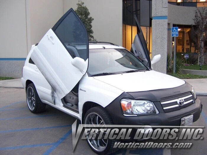 Compatible With Toyota Highlander 2001-2007 Bolt on Lambo Doors Vertical Doors Inc Kit