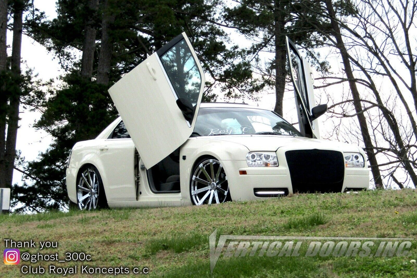 Compatible With Chrysler 300 2004-2010 Bolt on Lambo Doors Vertical Doors Inc