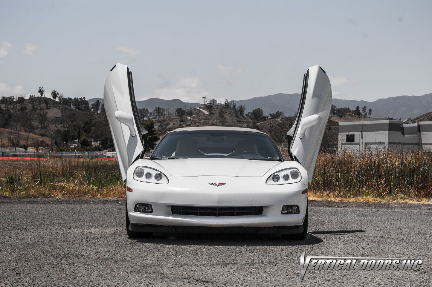 Compatible With Chevrolet Corvette C6 05-13 Bolt on Lambo Doors Vertical Doors Inc