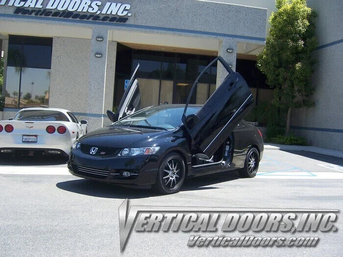 Compatible With Honda Civic 2006-2011 2DR Bolt on Lambo Doors Vertical Doors Inc