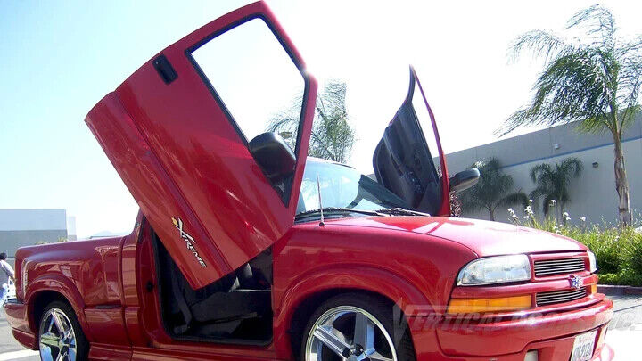 Compatible With Chevrolet S10 1994-2004 Bolt on Lambo Doors Vertical Doors Inc