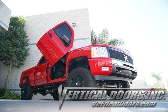 Compatible With Chevrolet Silverado 07-14 Bolt on Lambo Doors Vertical Doors Inc