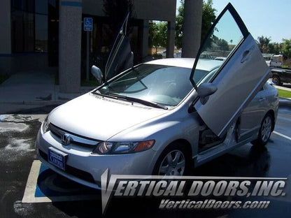 Compatible With Honda Civic 2006-2011 4DR Bolt on Lambo Doors Vertical Doors Inc