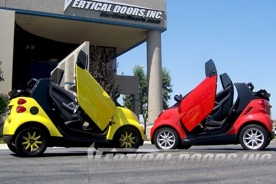 Compatible With Smart Fortwo 451 2008-2014 Bolt on Lambo Doors Vertical Doors Inc Kit