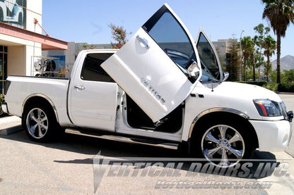 Compatible With Nissan Titan 2003-2015 Bolt on Lambo Doors Vertical Doors Inc Kit