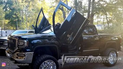 Compatible With GMC Sierra 2014-2018 Bolt on Lambo Doors Vertical Doors Inc