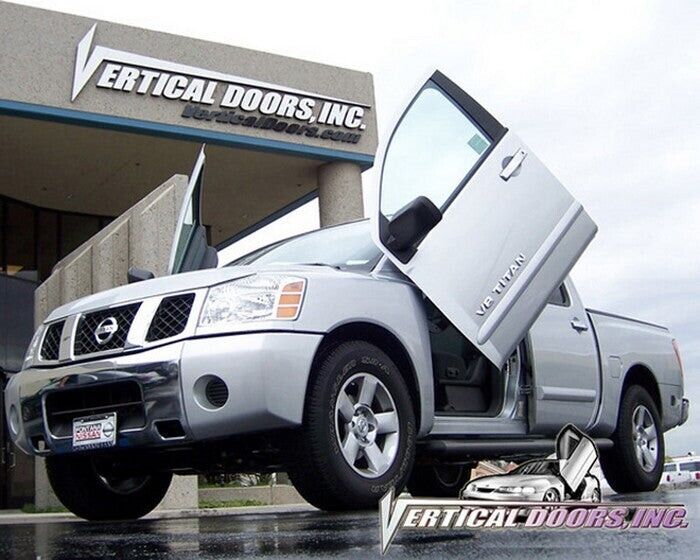 Compatible With Nissan Titan 2003-2015 Bolt on Lambo Doors Vertical Doors Inc Kit