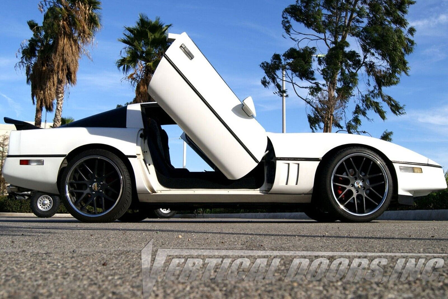 Compatible With Chevrolet Corvette C4 84-96 Bolt on Lambo Doors Vertical Doors Inc