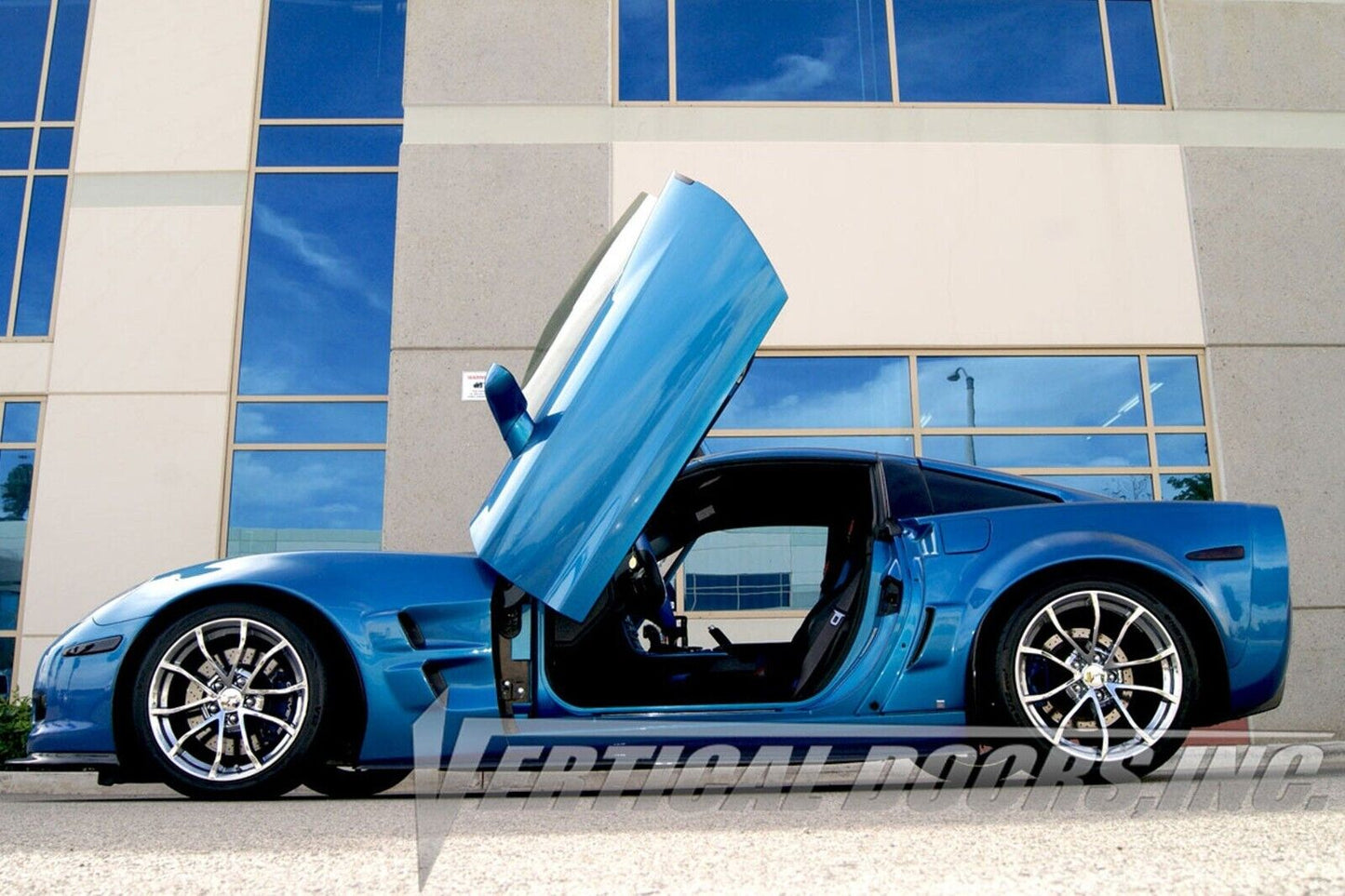 Compatible With Chevrolet Corvette C6 05-13 Bolt on Lambo Doors Vertical Doors Inc