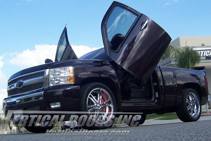 Compatible With Chevrolet Silverado 07-14 Bolt on Lambo Doors Vertical Doors Inc