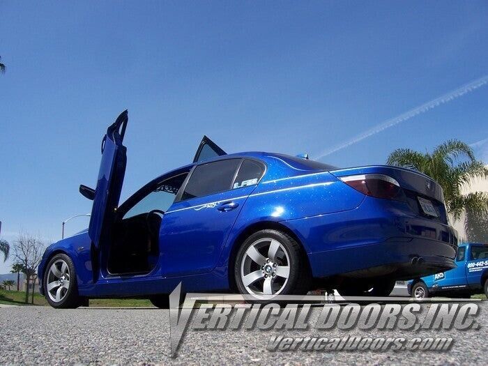 Compatible With BMW 5 Series 2003-2010 4DR Bolt on Lambo Doors Vertical Doors Inc Kit